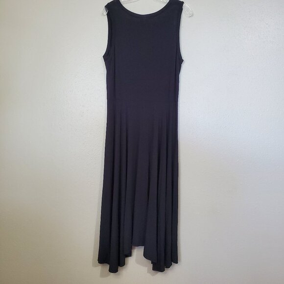 NWOT Softwear By Mark Singer Asymmetric Flowy Dress Sleeveless Midi Tank Dress - Picture 10 of 14